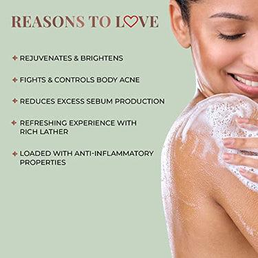 Just Herbs Tea Tree Anti - Acne Body Wash with Plant Salicylic Acid for Men & Women 300 ml